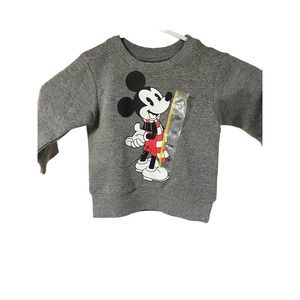 Disney Mickey Mouse Winter Sweatshirt—12M